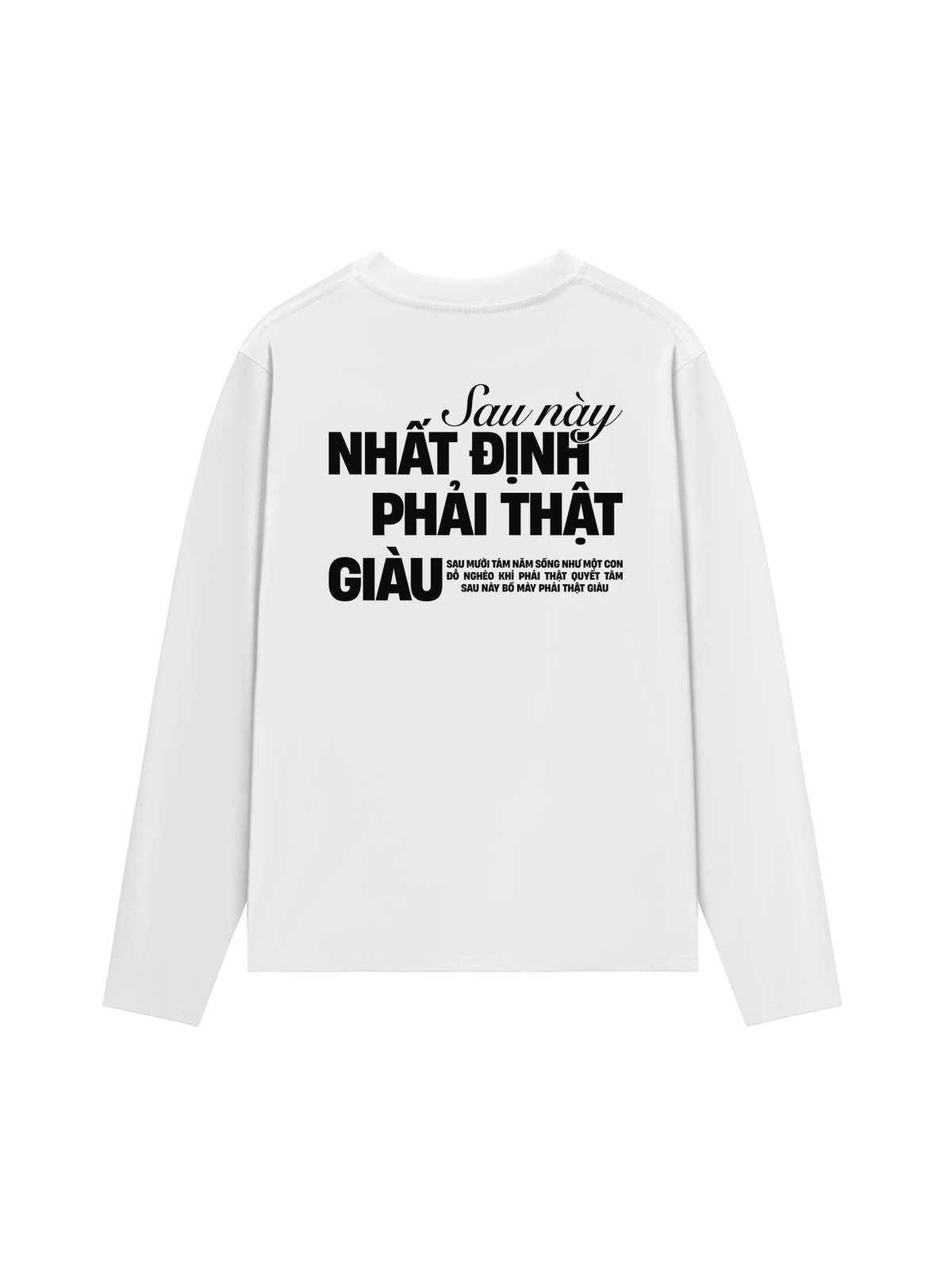 Áo Dài Tay Phải Thật Giàu