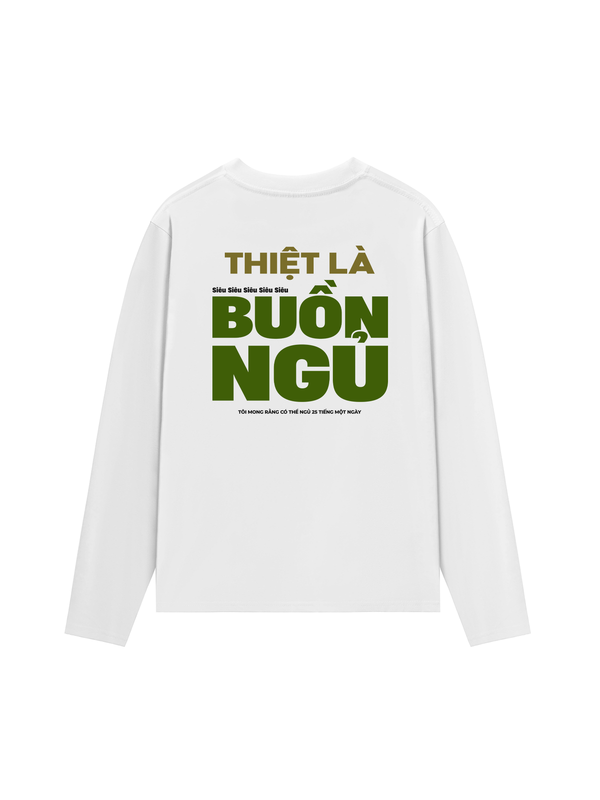 Áo Dài Tay Thiệt Là Buồn Ngủ
