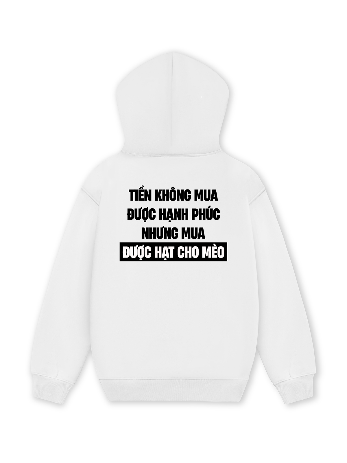 Áo Hoodie Nỉ Hai Da Tiền Mua Được Hạt Cho Mèo