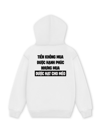 Áo Hoodie Nỉ Hai Da Tiền Mua Được Hạt Cho Mèo