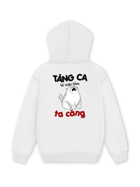 Áo Hoodie Nỉ Hai Da Tăng Ca