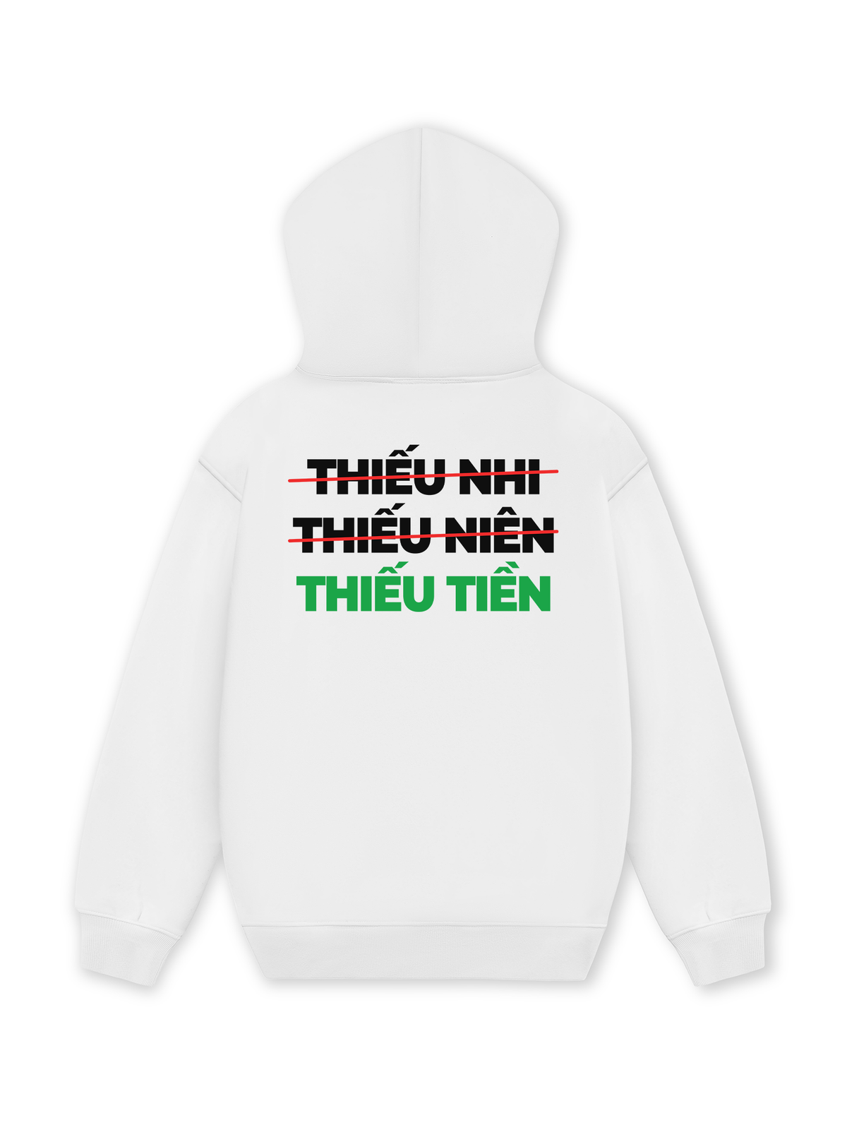 Áo Hoodie Nỉ Hai Da Thiếu Tiền