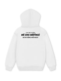 Áo Hoodie Nỉ Hai Da Để Cho Mèo Ngủ