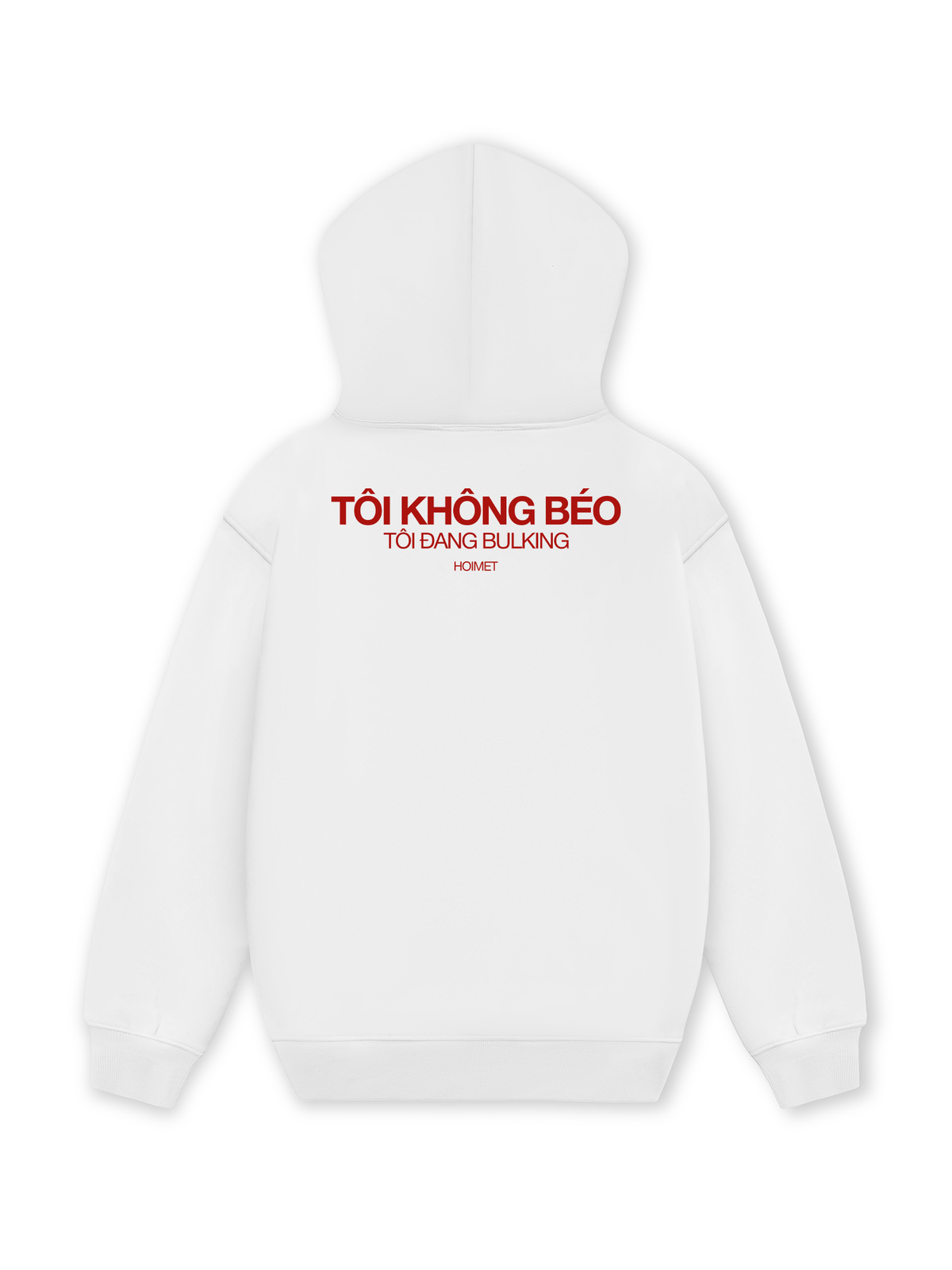 Áo Hoodie Nỉ Hai Da Tôi Không Béo