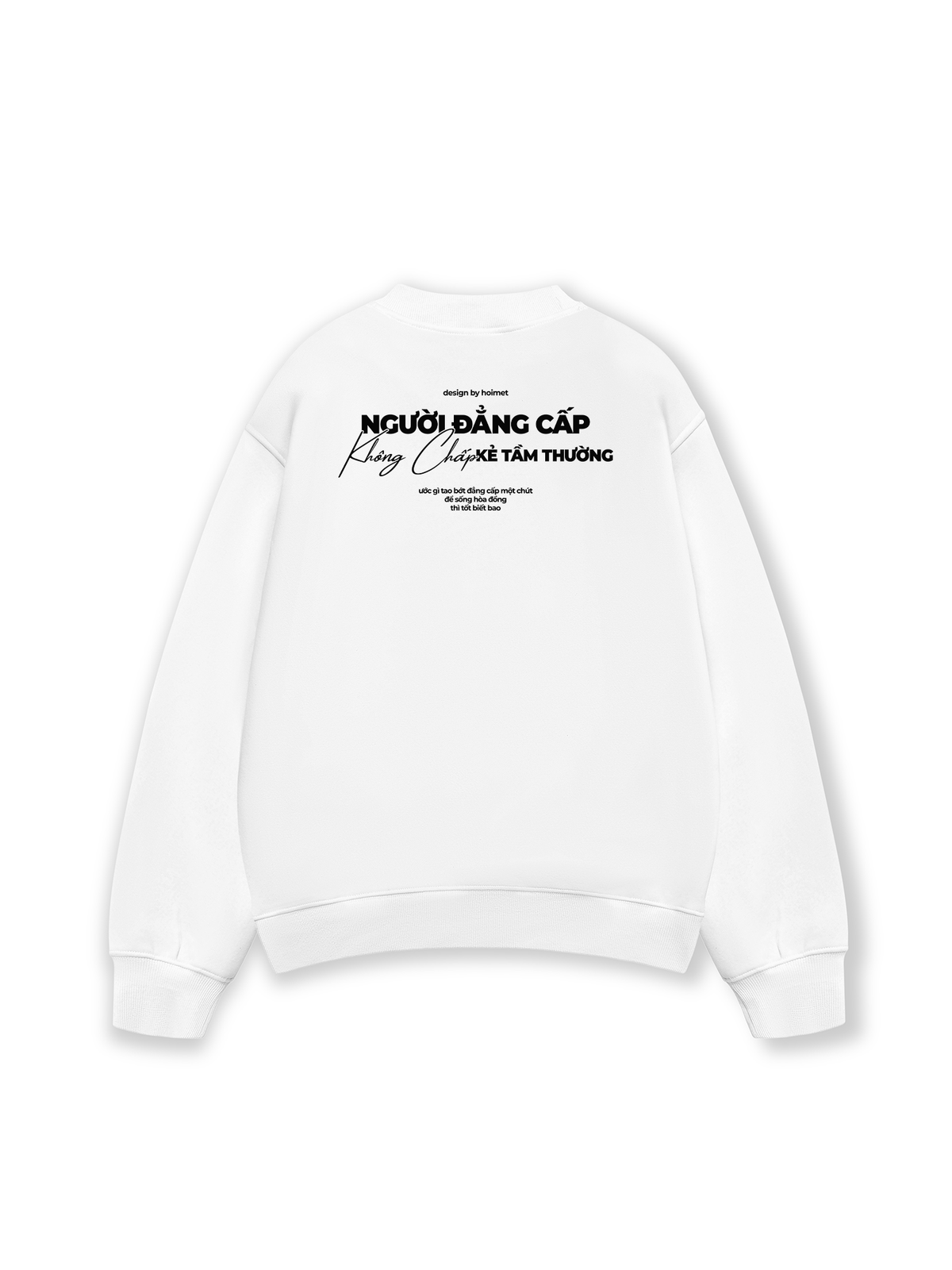 Áo Sweater Nỉ Hai Da Người Đẳng Cấp