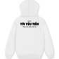 Áo Hoodie Nỉ Hai Da Tôi Yêu Tiền