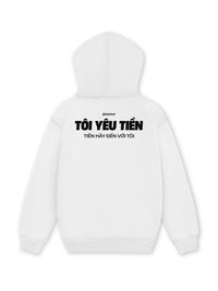 Áo Hoodie Nỉ Hai Da Tôi Yêu Tiền