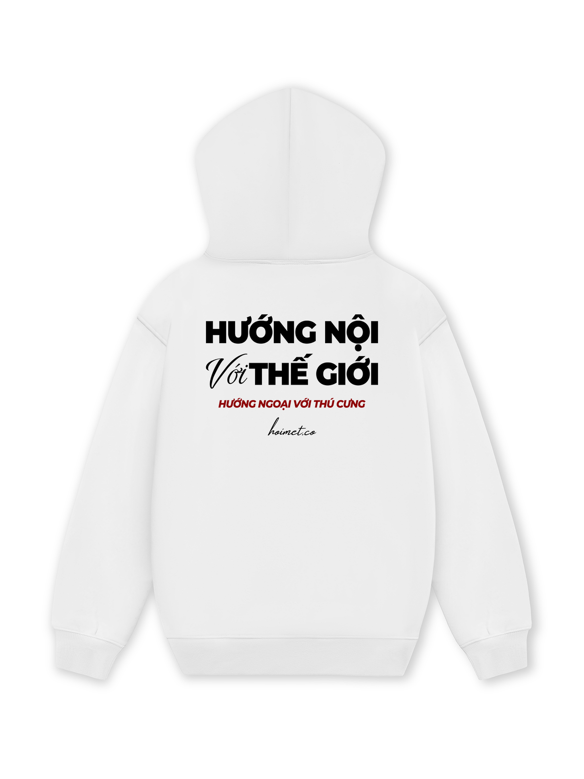 Áo Hoodie Nỉ Hai Da Hướng Ngoại Với Thú Cưng