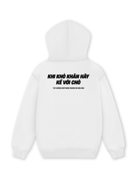 Áo Hoodie Nỉ Hai Da Khó Khăn Hãy Kể Với Chó