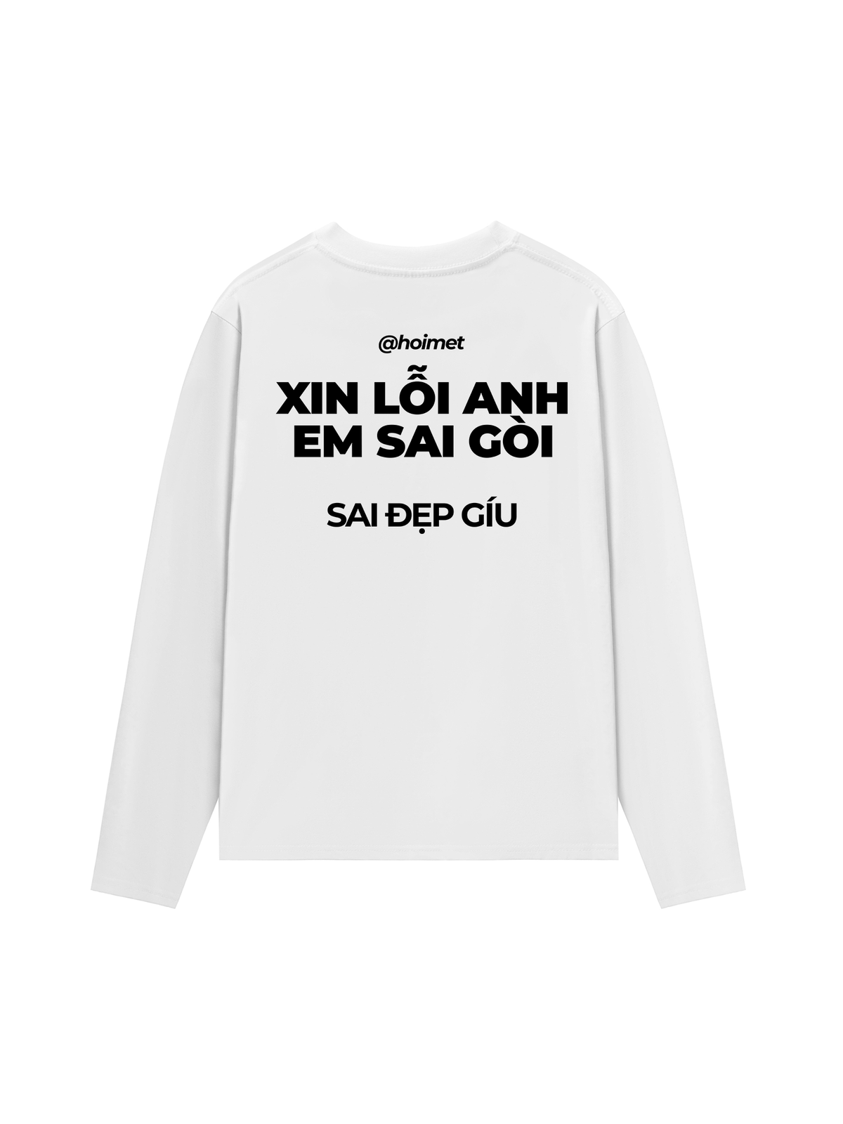 Áo Dài Tay Xin Lỗi Anh