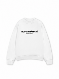 Áo Sweater Nỉ Hai Da Người Chăm Chỉ
