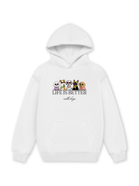 Áo Hoodie Nỉ Hai Da Life Is Better With Dogs