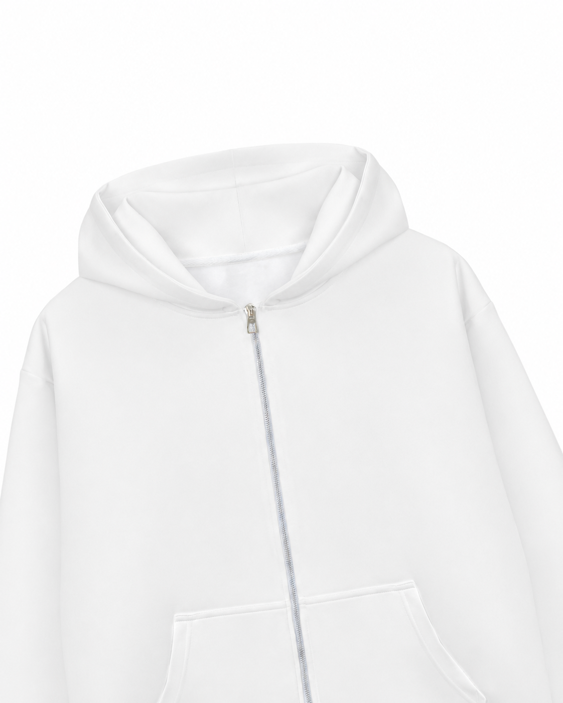Áo Hoodie Zip Nỉ Hai Da Hơi Mệt Basic