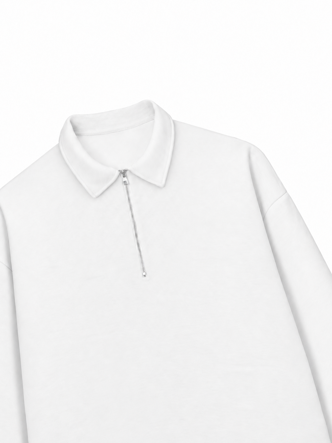 Áo Sweater Polo Nỉ Hai Da Hơi Mệt Basic