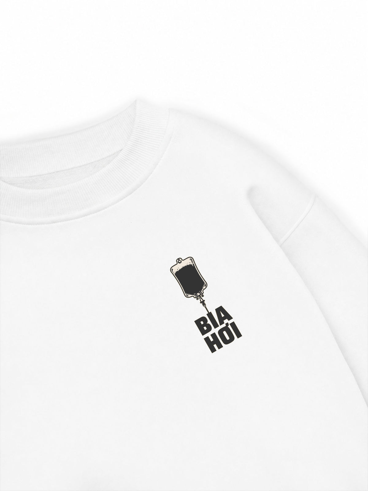 Áo Sweater Nỉ Hai Da Blood Type Is Bia Hơi