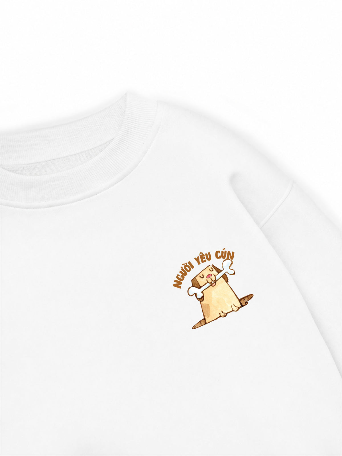 Áo Sweater Nỉ Hai Da Người Yêu Cún