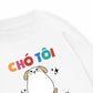 Áo Sweater Nỉ Hai Da Chó Ăn Sang Hơn Tôi