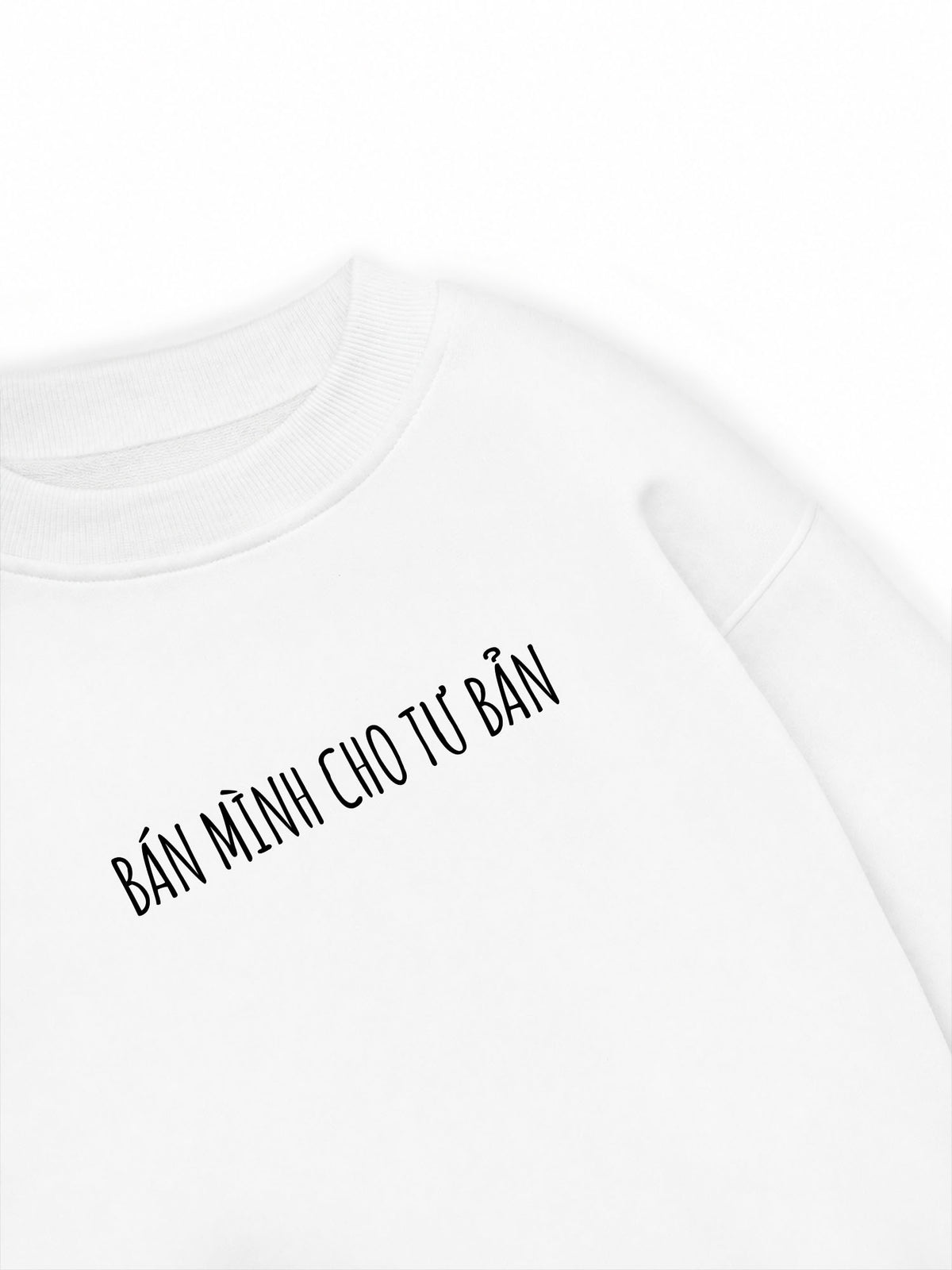 Áo Sweater Nỉ Hai Da Bán Mình Cho Tư Bản
