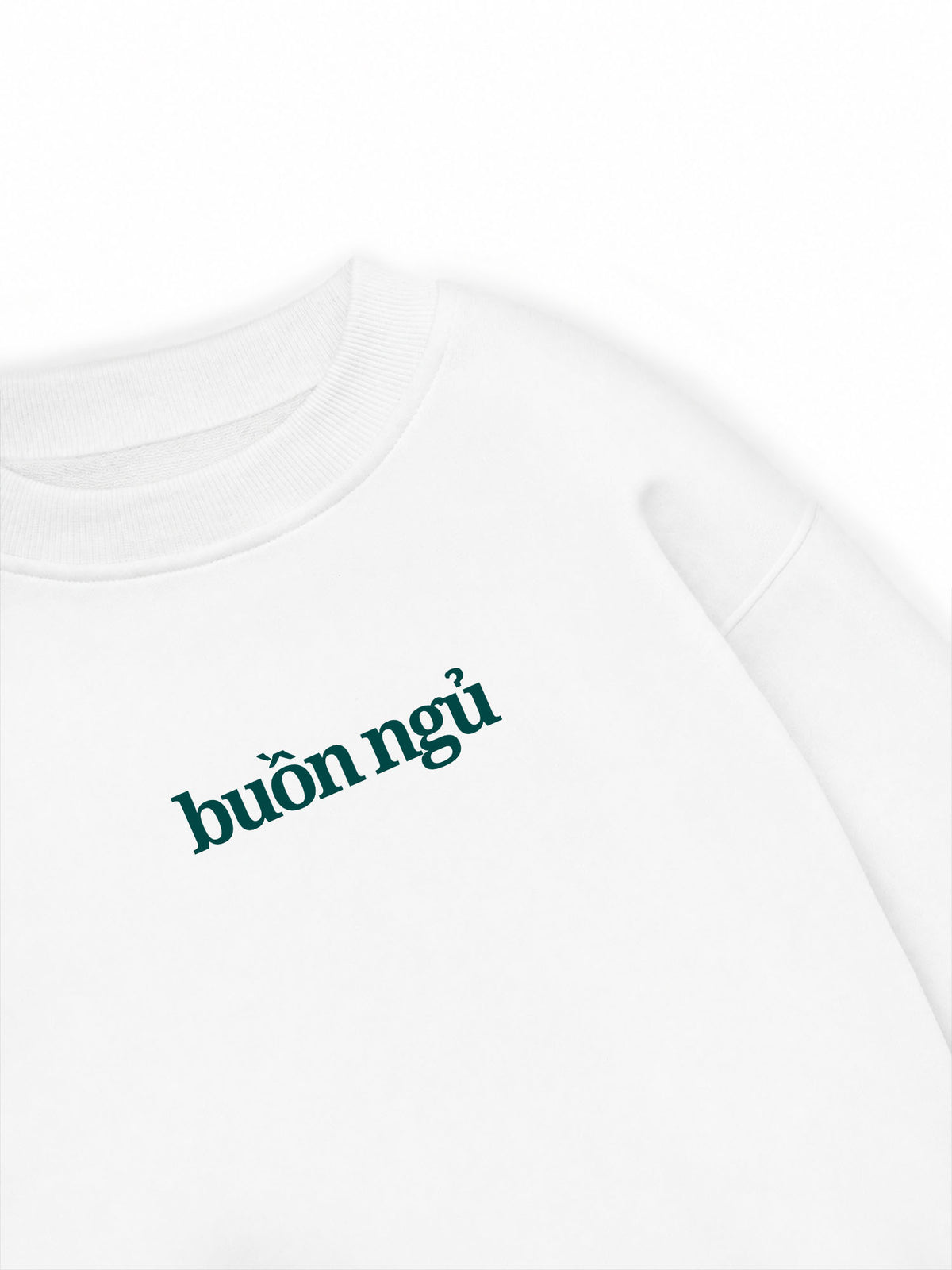Áo Sweater Nỉ Hai Da Buồn Ngủ