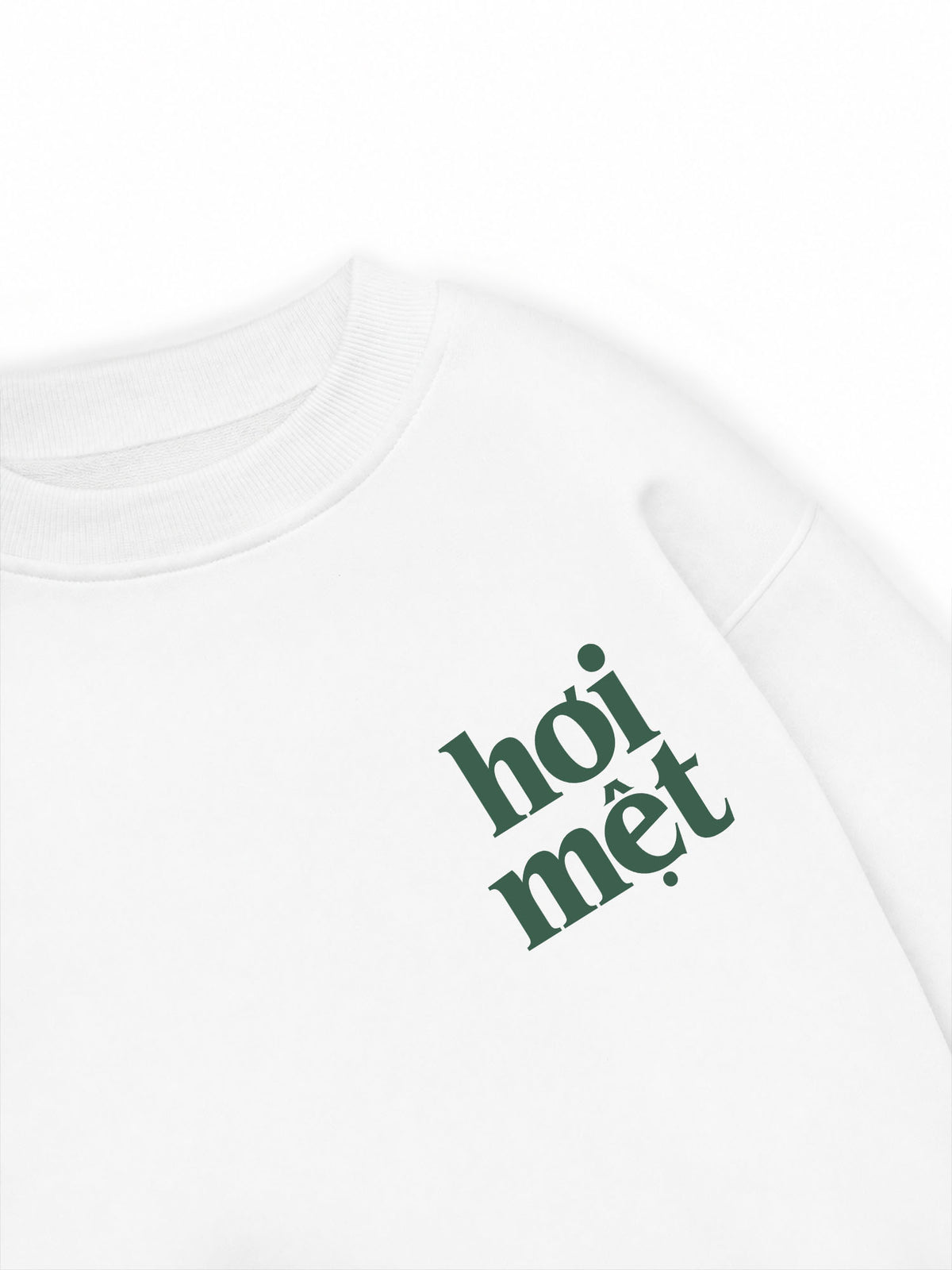 Áo Sweater Nỉ Hai Da Monday Pilates & Matcha