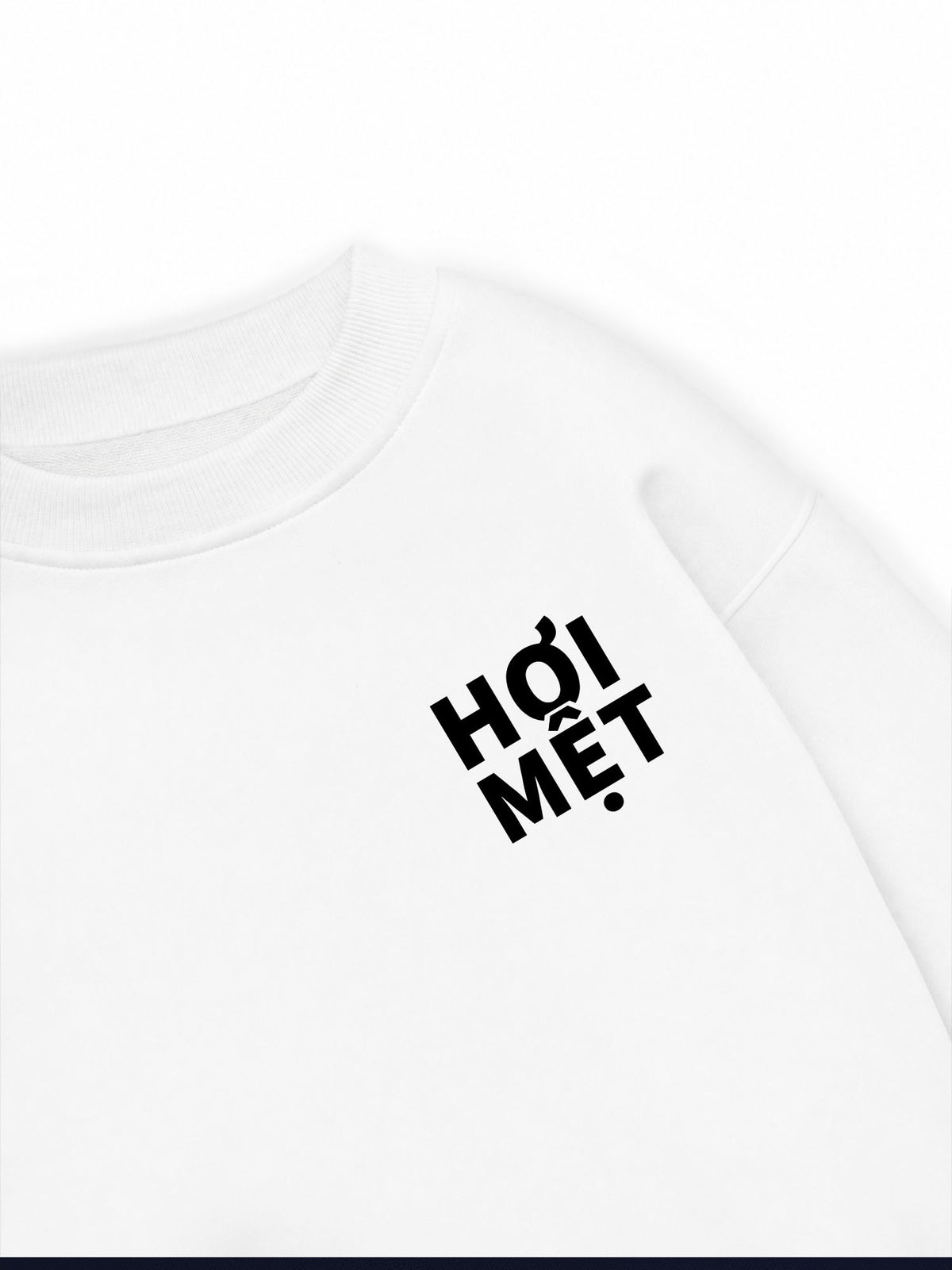 Áo Sweater Nỉ Hai Da Tư Tưởng Không Thông