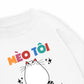 Áo Sweater Nỉ Hai Da Mèo Ăn Sang Hơn Tôi