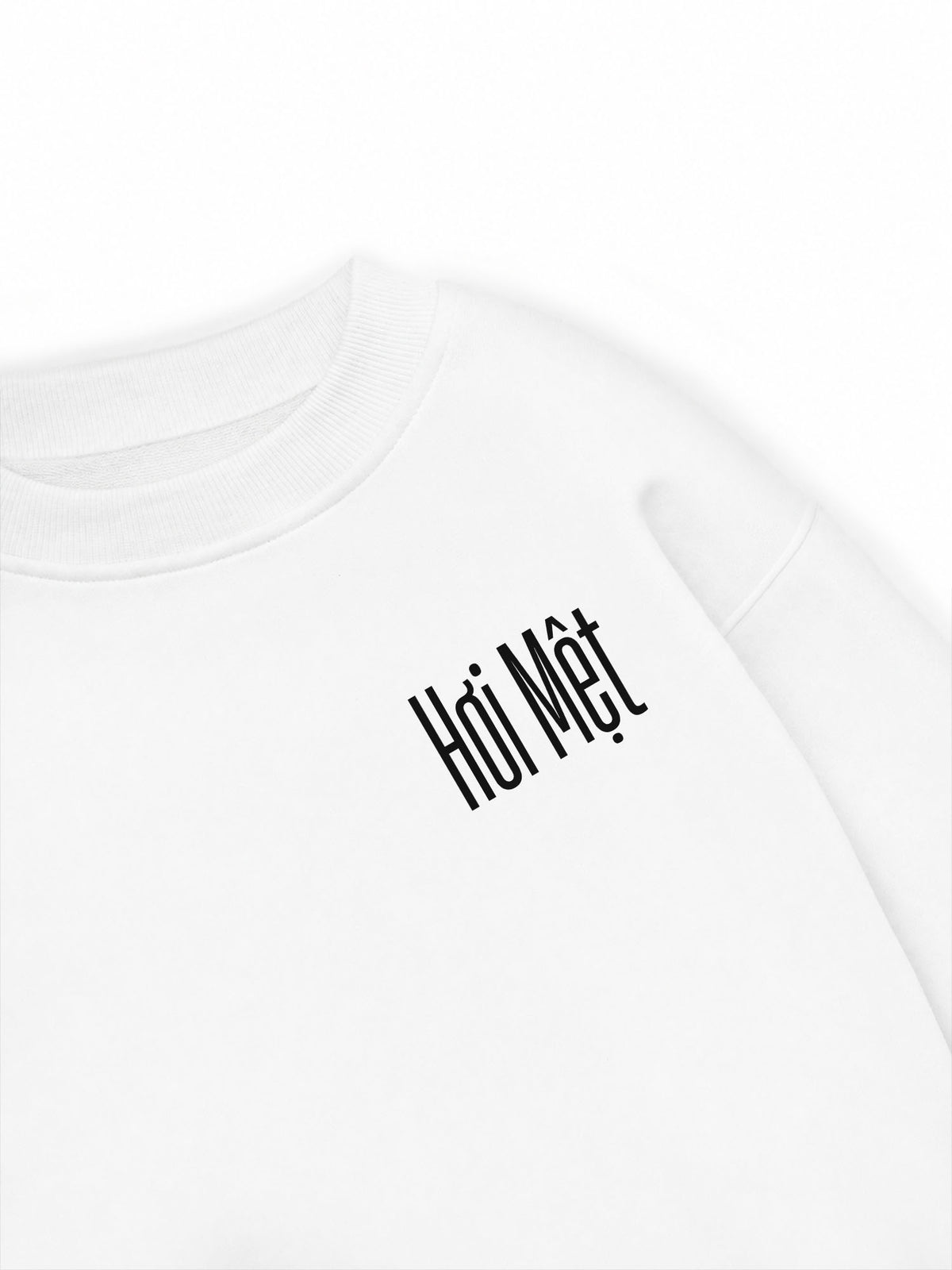 Áo Sweater Nỉ Hai Da Chỉ Gánh Mồi