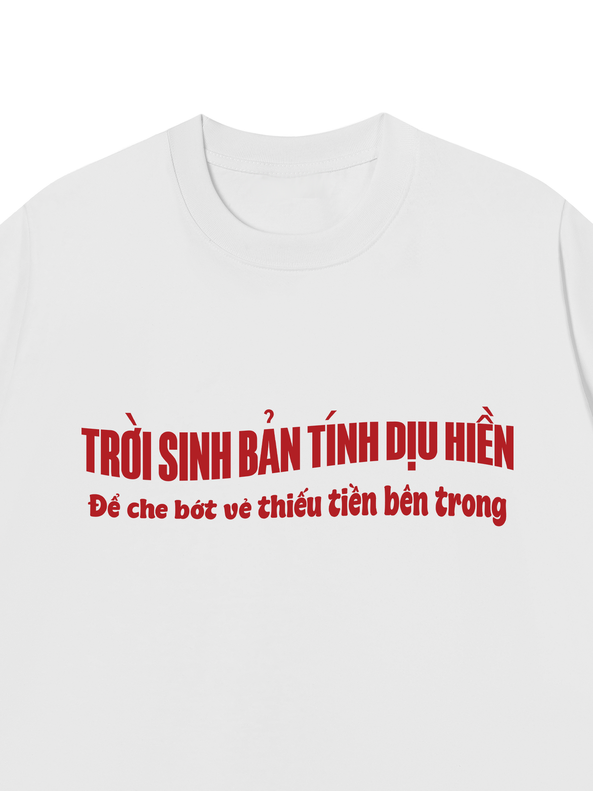 Áo Thun Relaxed Fit Trời Sinh Bản Tính Dịu Hiền