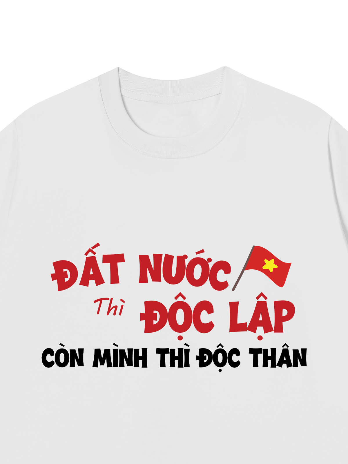 Áo Thun Relaxed Fit Đất Nước Thì Độc Lập