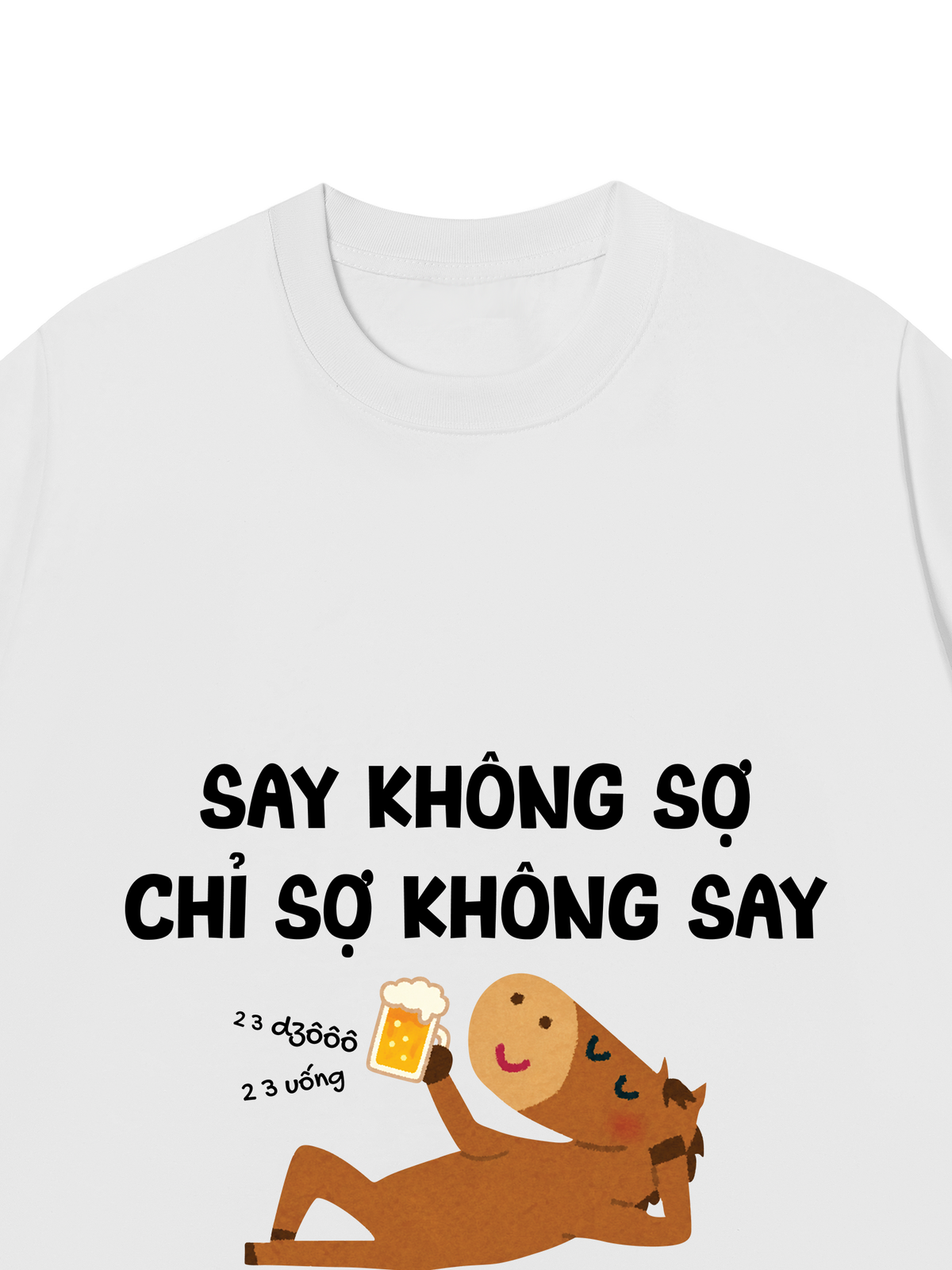 Áo Thun Relaxed Fit Say Không Sợ
