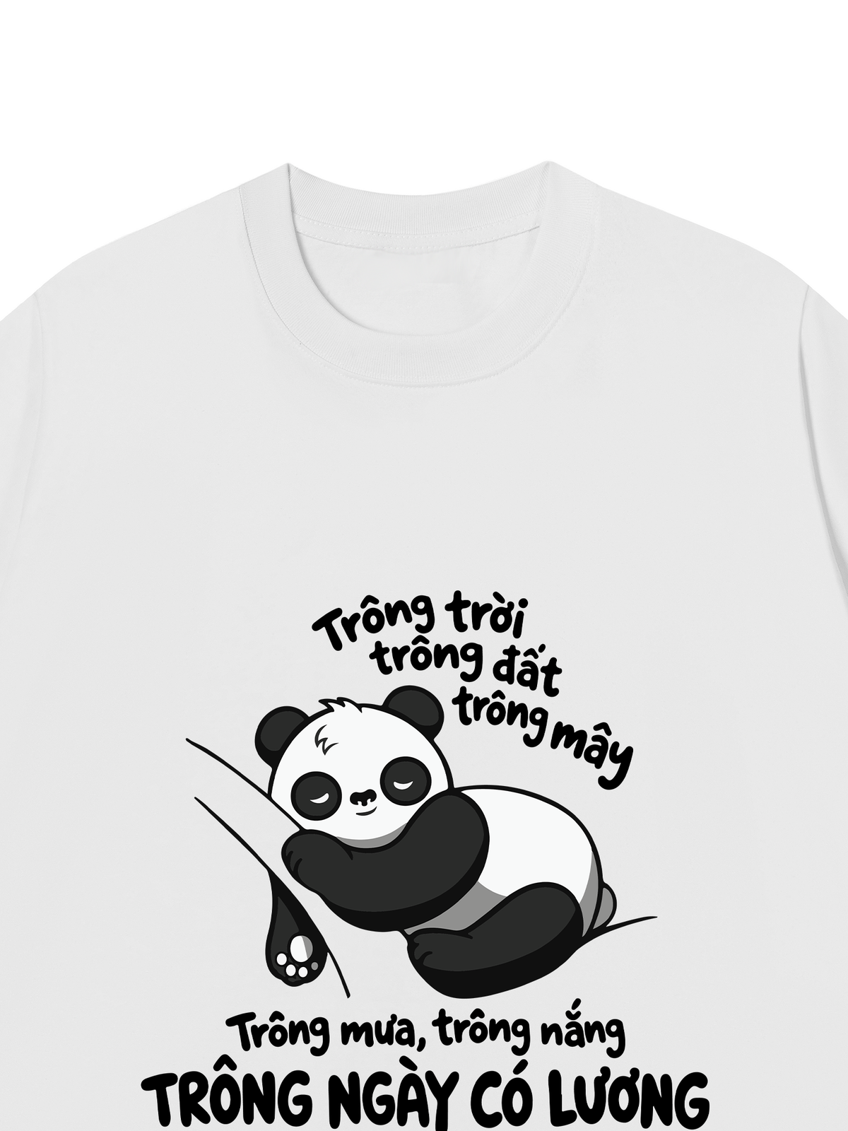 Áo Thun Relaxed Fit Trông Mưa Trông Nắng Trông Ngày Có Lương