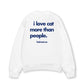 Áo Sweater Nỉ Hai Da I Love Cat