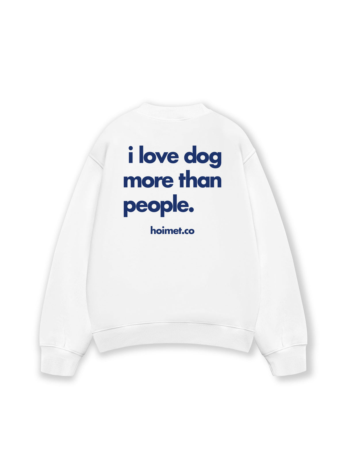 Áo Sweater Nỉ Hai Da I Love Dog