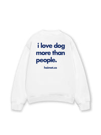 Áo Sweater Nỉ Hai Da I Love Dog