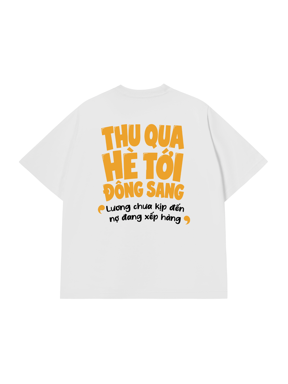 Áo Thun Relaxed Fit Thu Qua Hè Tới Đông Sang