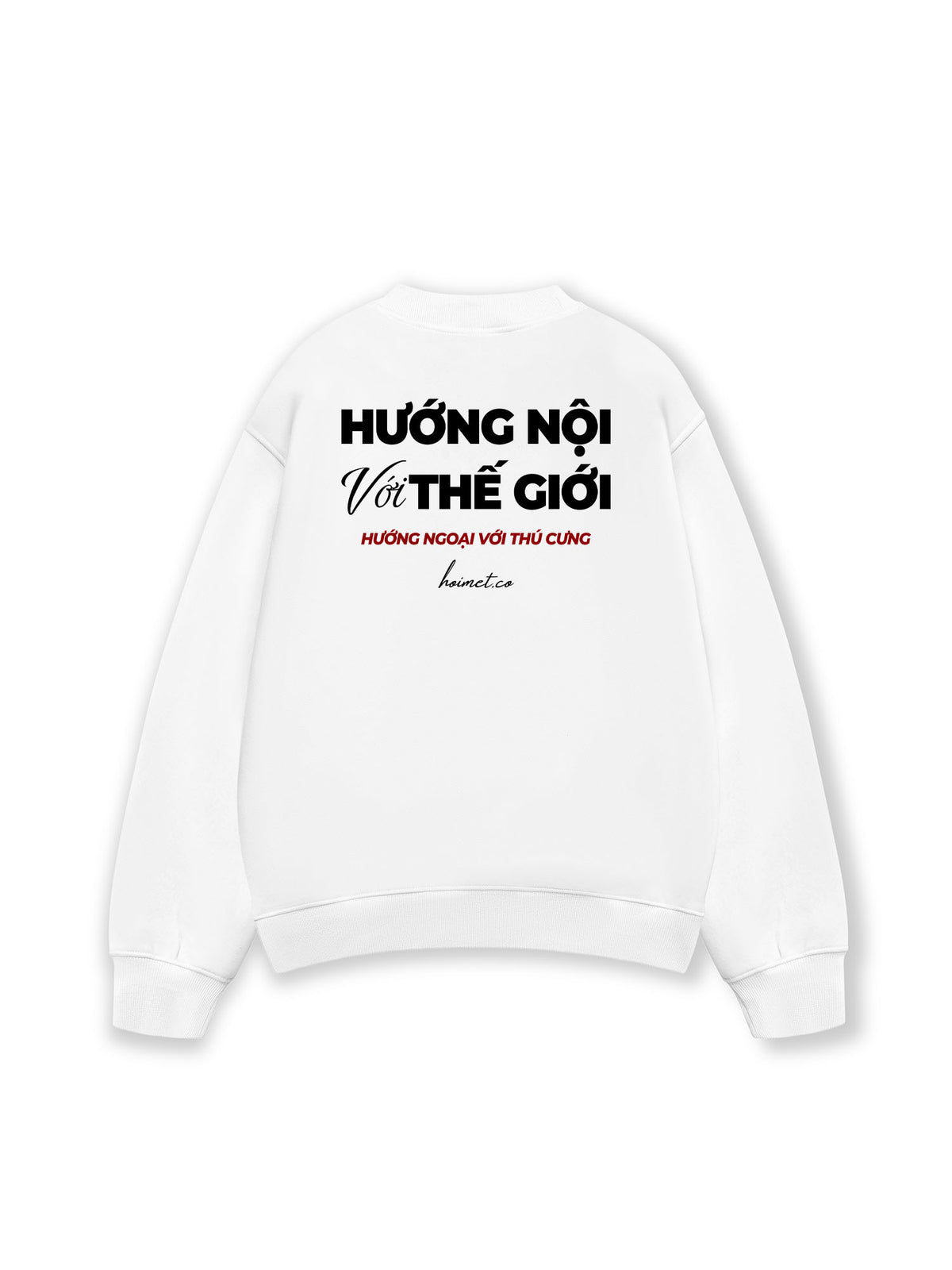 Áo Sweater Nỉ Hai Da Hướng Ngoại Với Thú Cưng