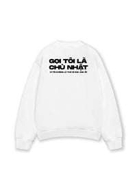 Áo Sweater Nỉ Hai Da Không Là Thứ Gì Của Anh Ấy