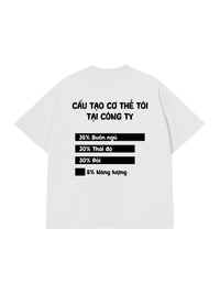 Áo Thun Relaxed Fit Cấu Tạo Cơ Thể Tôi Tại Công Ty