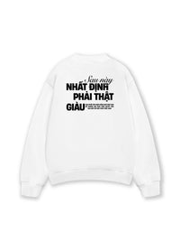 Áo Sweater Nỉ Hai Da Phải Thật Giàu