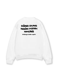 Áo Sweater Nỉ Hai Da Công Dung Ngôn Hạnh