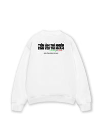 Áo Sweater Nỉ Hai Da Tiền Âm Và Tình Yêu
