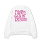 Áo Sweater Nỉ Hai Da Pilates With My Friend