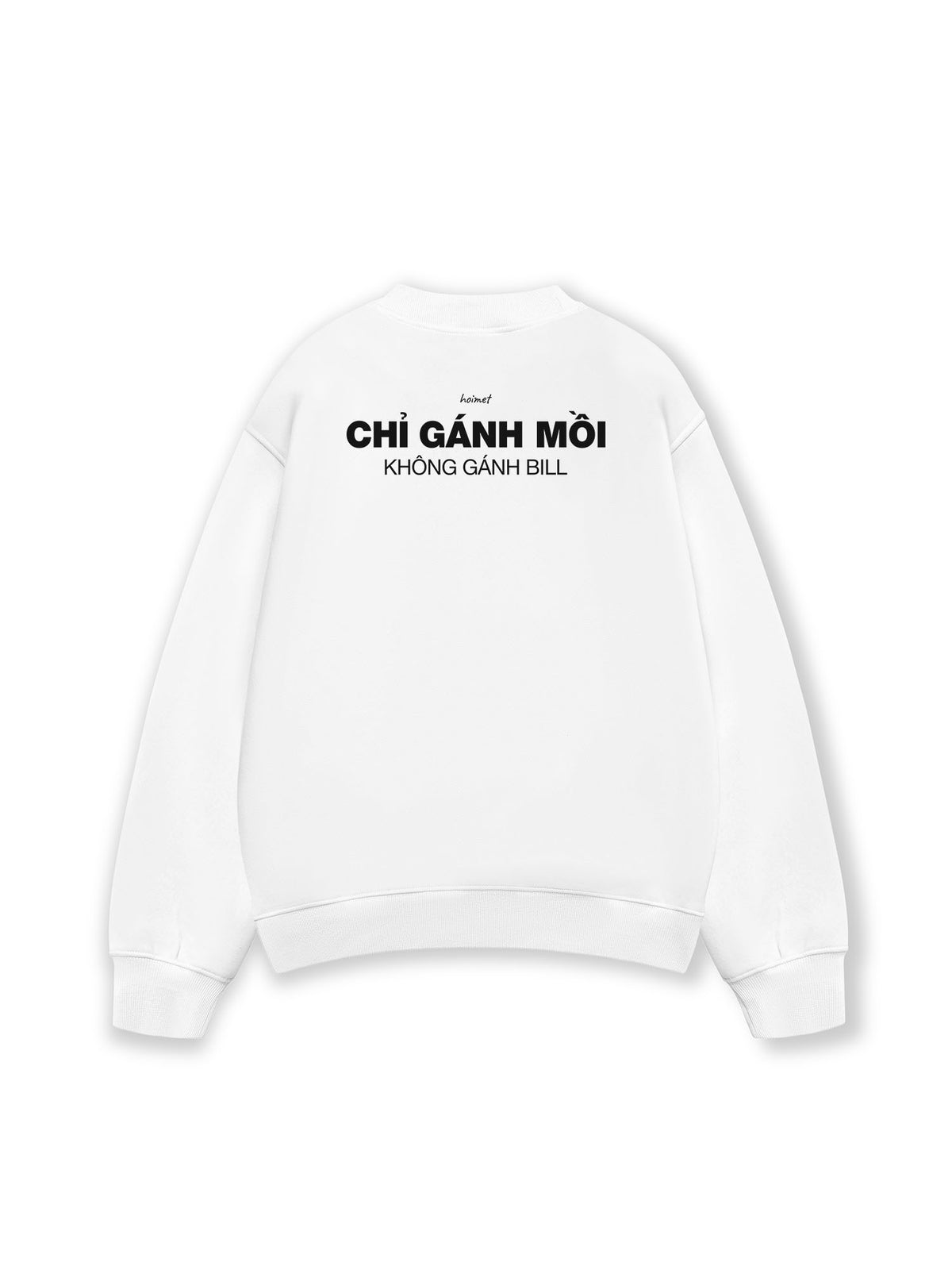 Áo Sweater Nỉ Hai Da Chỉ Gánh Mồi