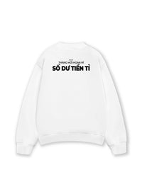 Áo Sweater Nỉ Hai Da Số Dư Tiền Tỉ