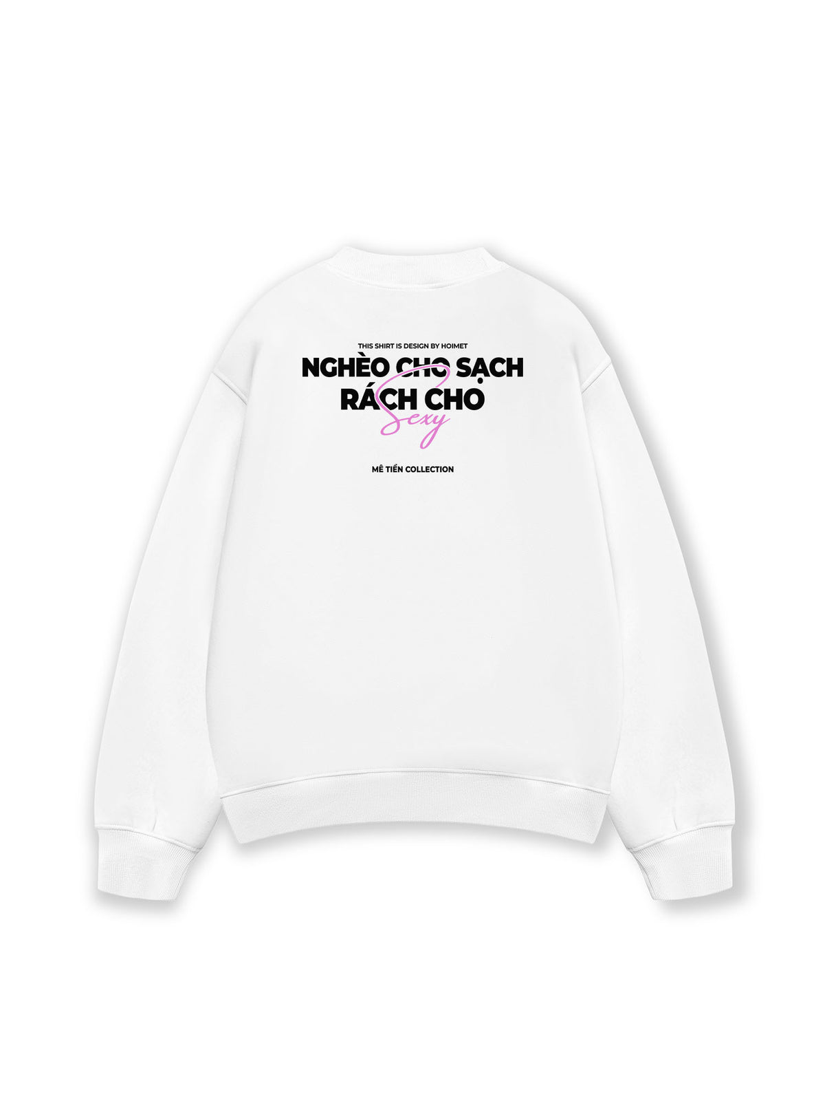 Áo Sweater Nỉ Hai Da Nghèo Cho Sạch