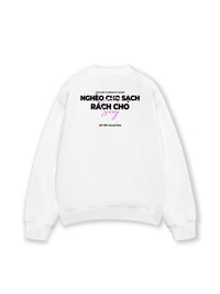 Áo Sweater Nỉ Hai Da Nghèo Cho Sạch
