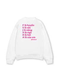 Áo Sweater Nỉ Hai Da A Là Của Em