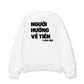 Áo Sweater Nỉ Hai Da Người Hướng Về Tiền