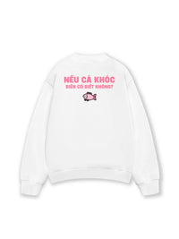 Áo Sweater Nỉ Hai Da Cá Khóc Biển Có Biết Không