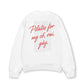 Áo Sweater Nỉ Hai Da Pilates For My Cổ Vai Gáy